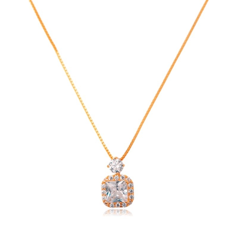 Kalung Liontin Solitaire (Variasi)